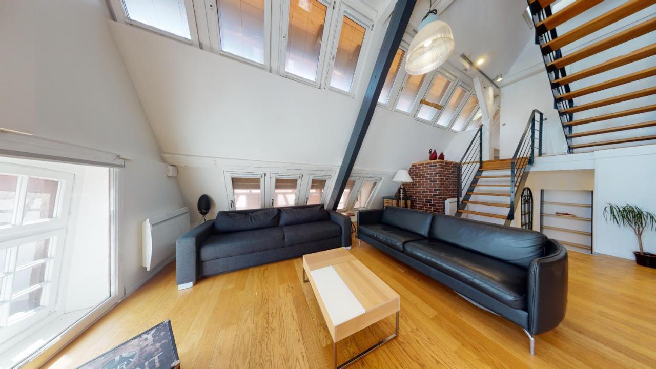 ストラスブールLe Lohkaes - Loft Triplex Ultra Design Petite Franceアパートメント エクステリア 写真